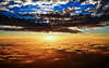 Wallpaper mit schönen weitläufigen Landschaft des Sonnenaufgangs